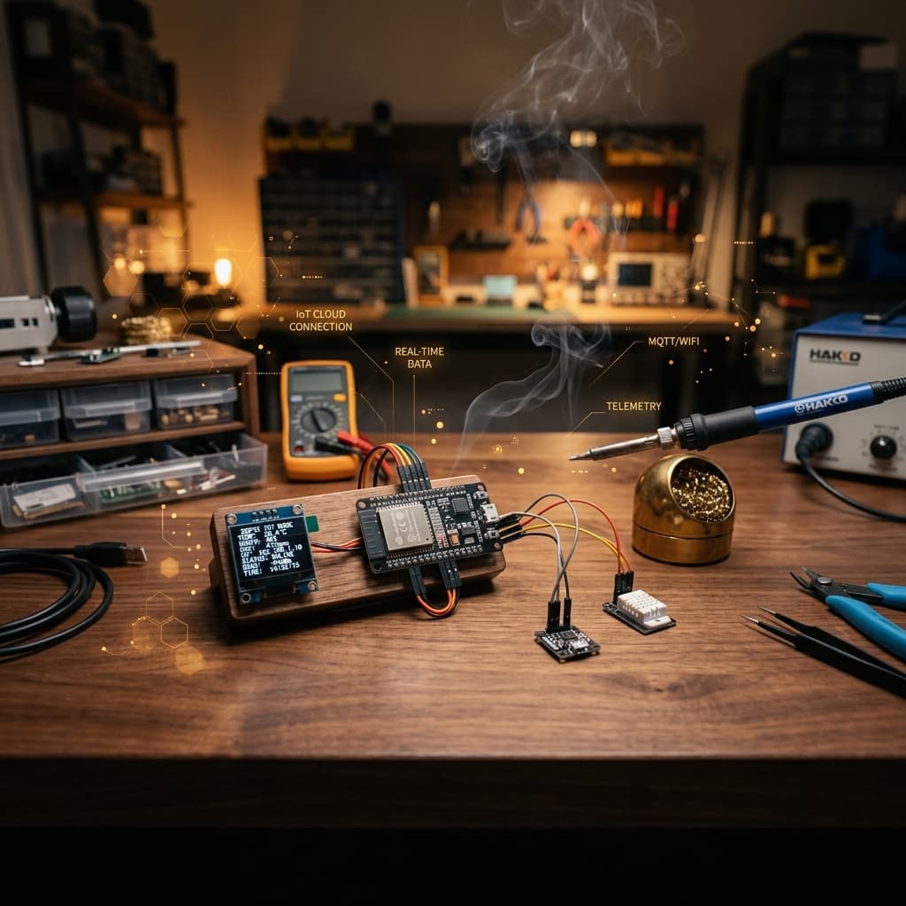 Building an IoT Air Quality Monitor with ESP32 and MQ-135
