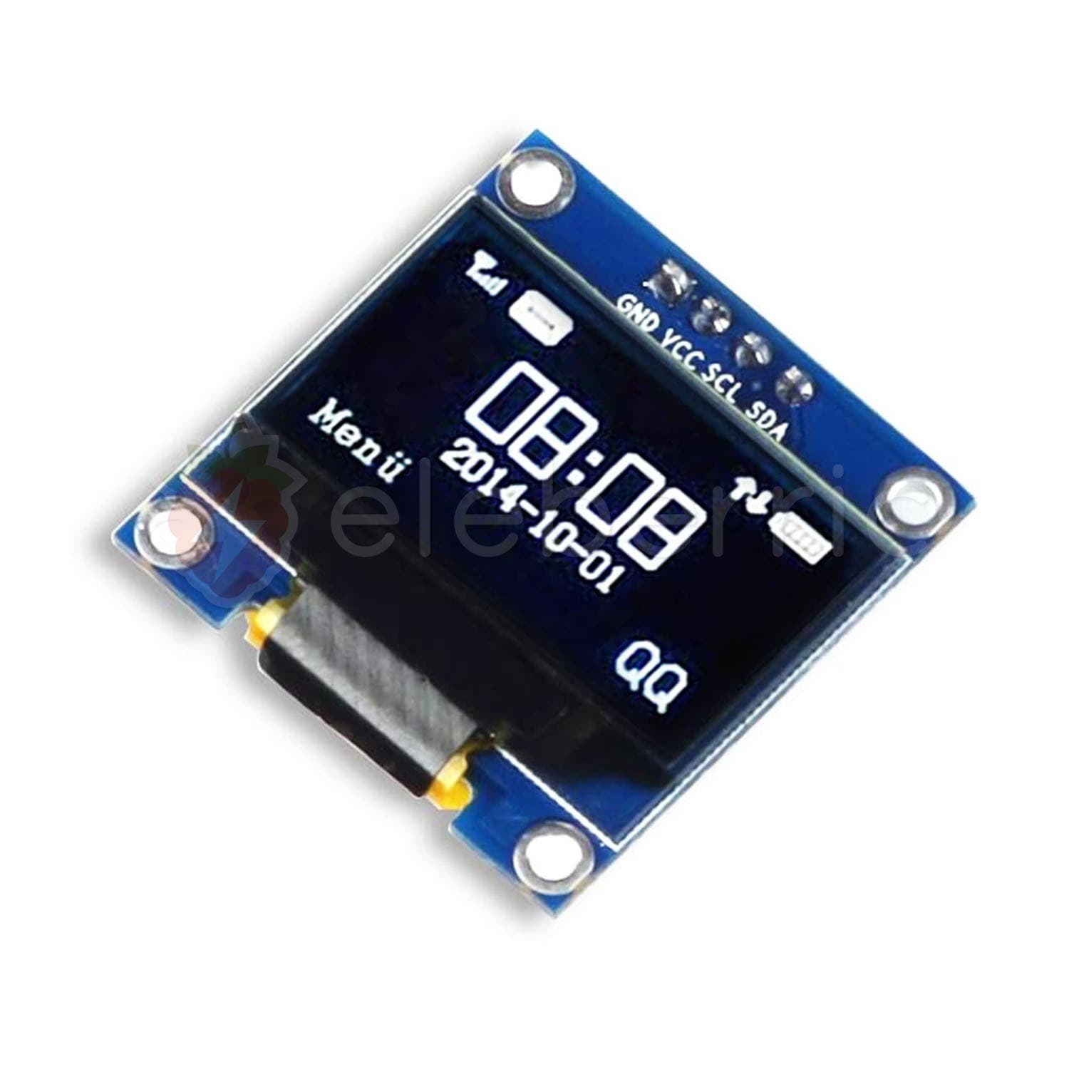 0.96 inch OLED Display White 128×64 I2C IIC 4 Pin