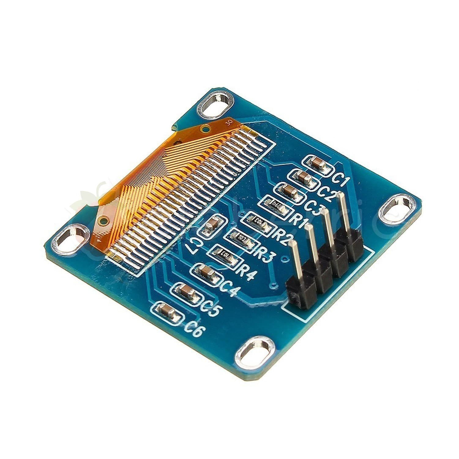 0.96 inch OLED Display Yellow Blue 128×64 I2C IIC 4 Pin - View 3