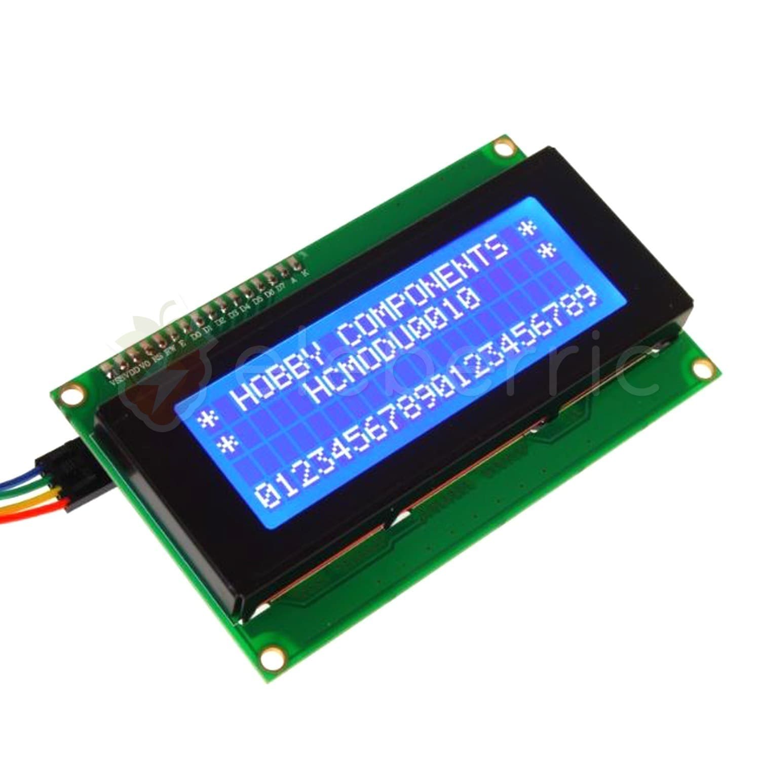 2004 20×4 LCD Display HD44780 Blue Backlight - View 2