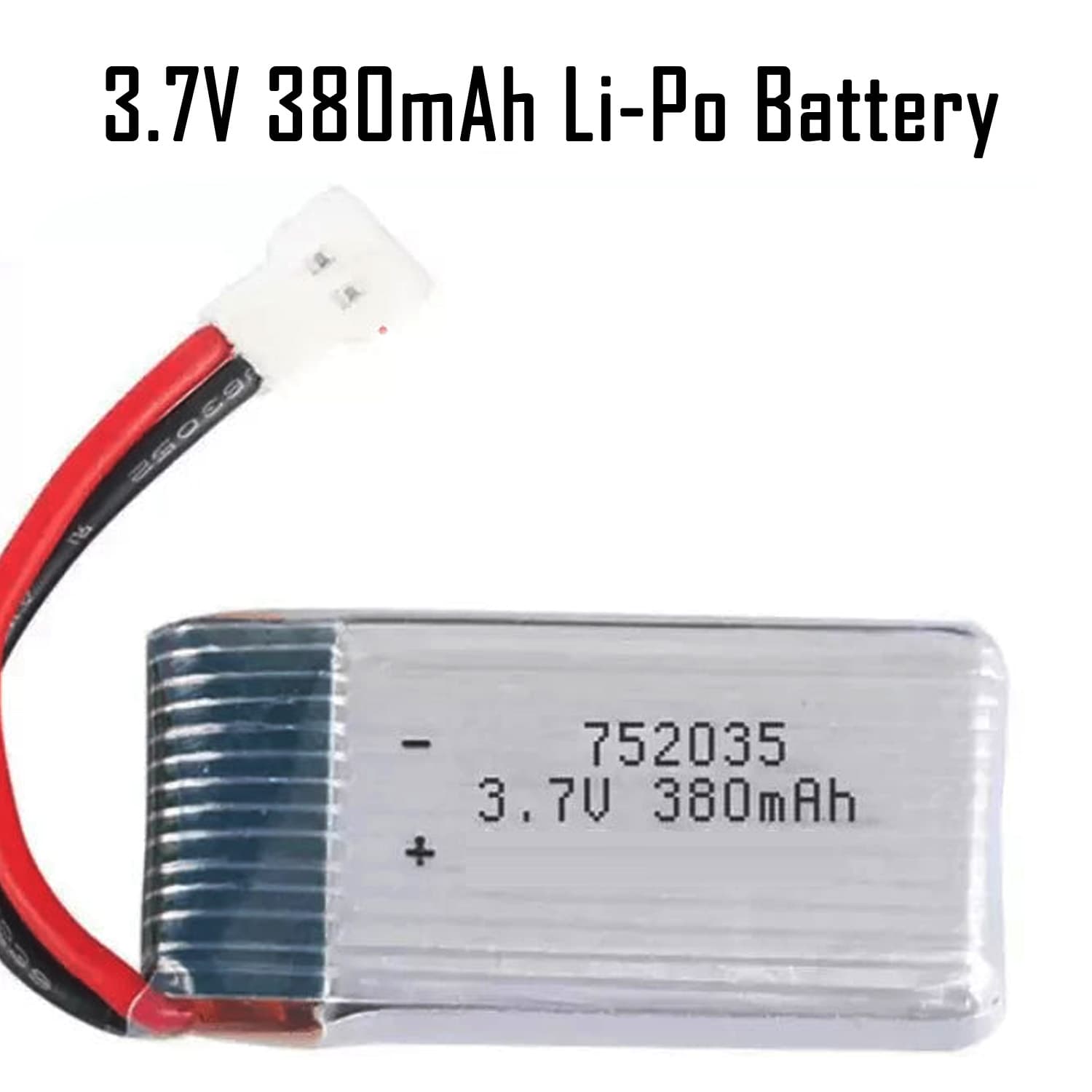 3.7V 380mAh 1S Li-Po Rechargeable Battery - View 4