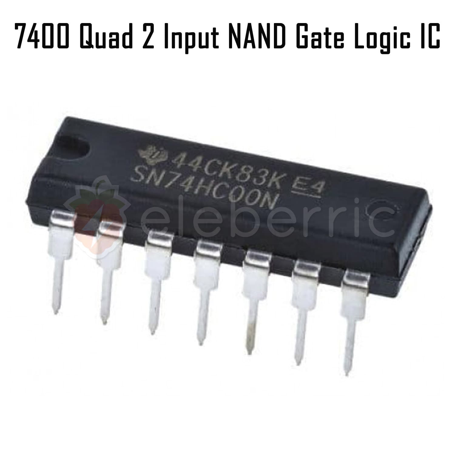 7400 Quad 2 Input NAND Gate Logic IC - View 2