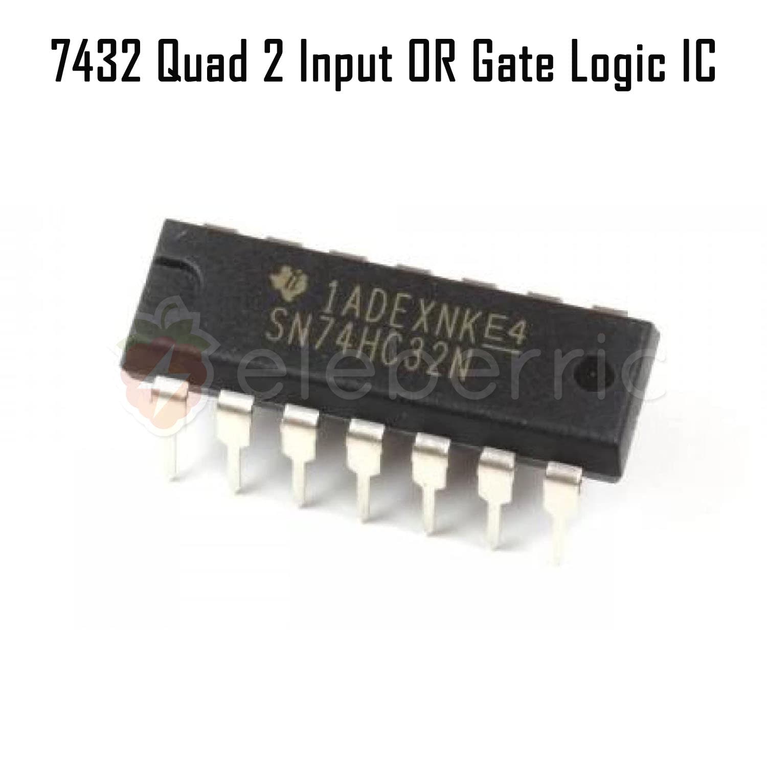 7432 Quad 2 Input OR Gate Logic IC - View 2