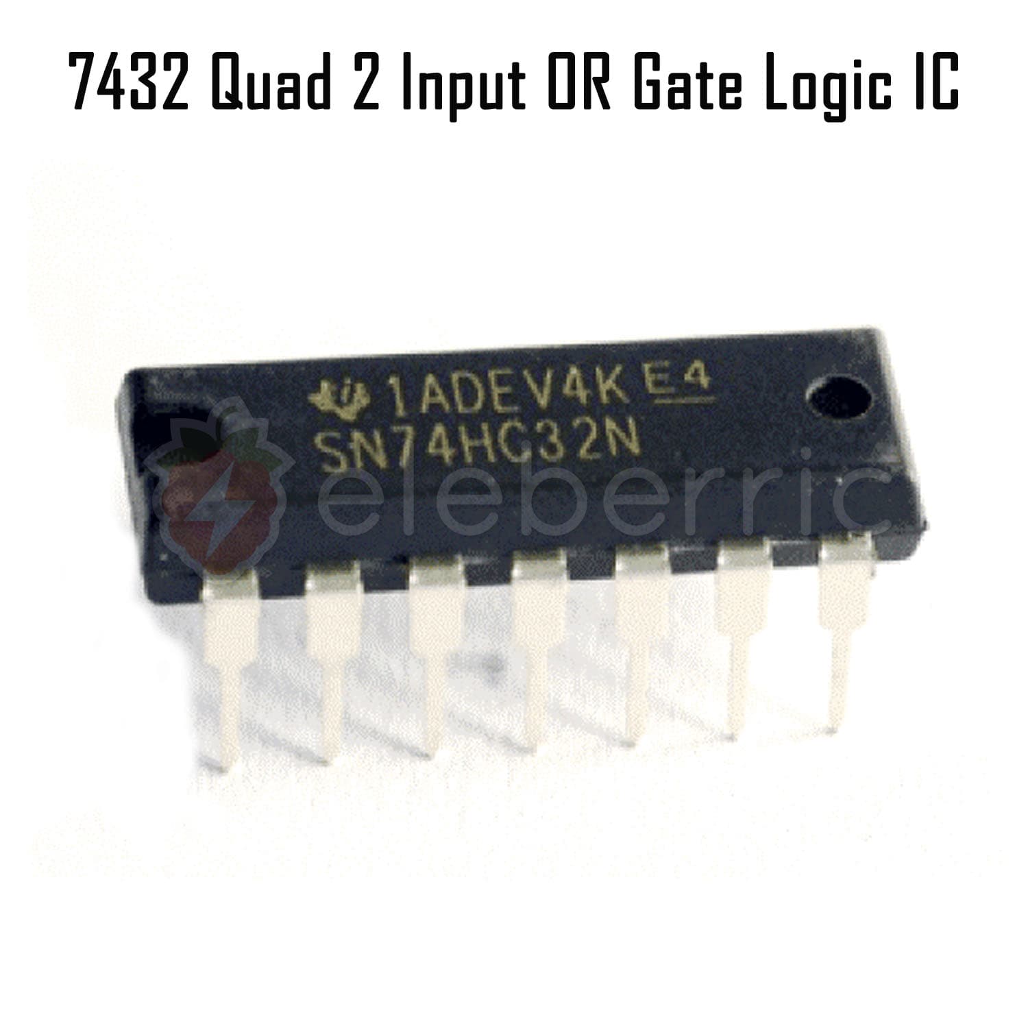 7432 Quad 2 Input OR Gate Logic IC - View 4