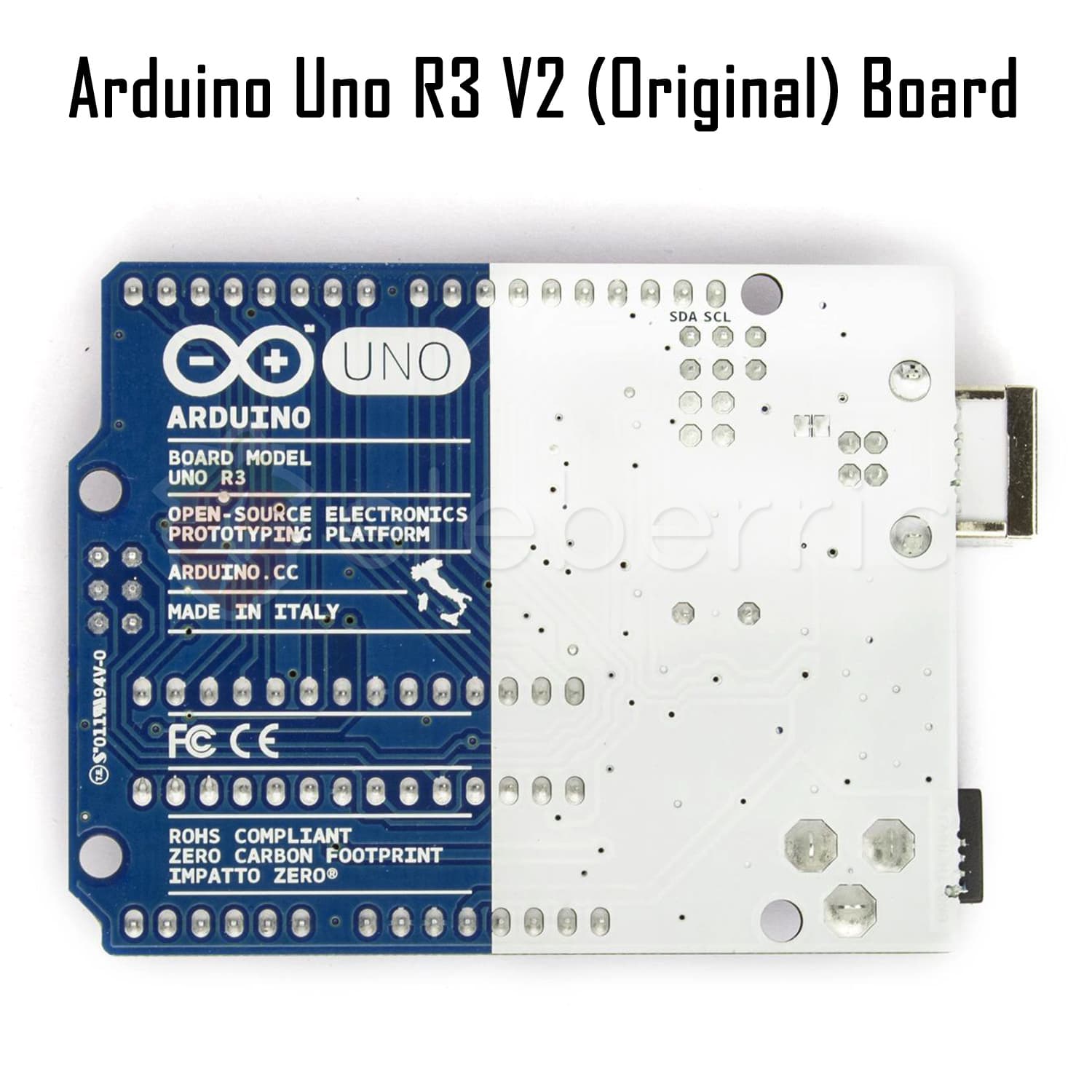 Arduino Uno R3 ATMega328P ATMega16U2 V2 (Original) Development Board - View 4