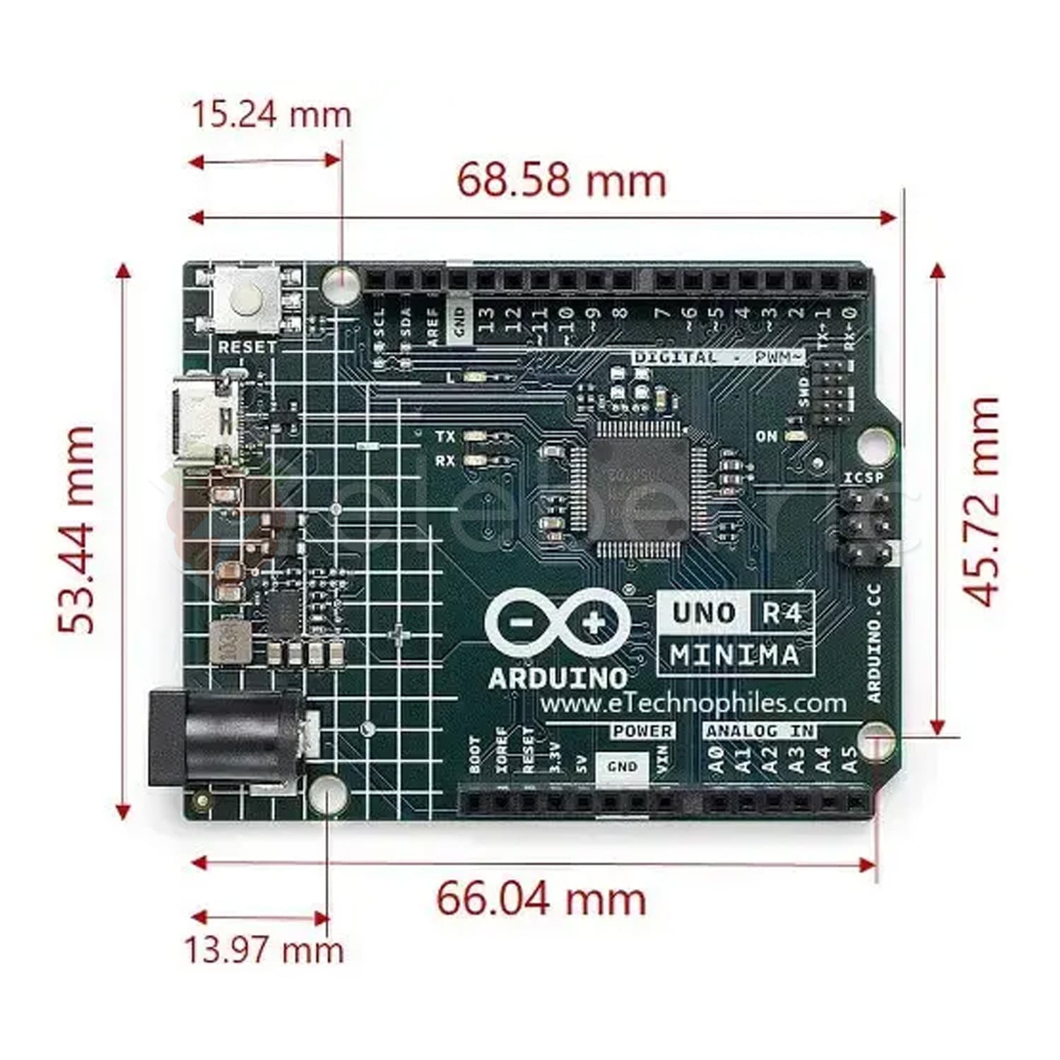 Arduino Uno R4 Minima Development Board - View 5