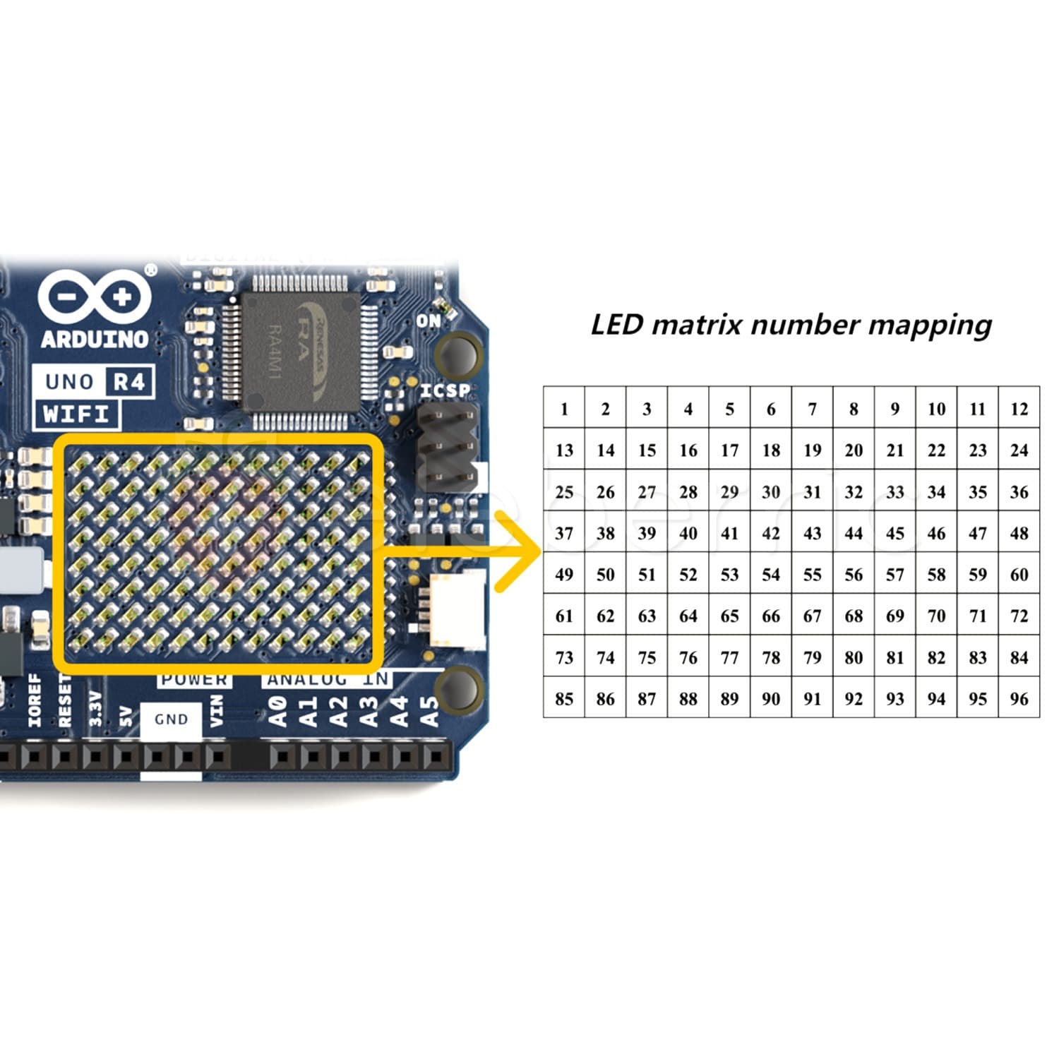 Arduino Uno R4 WiFi Development Board - View 6