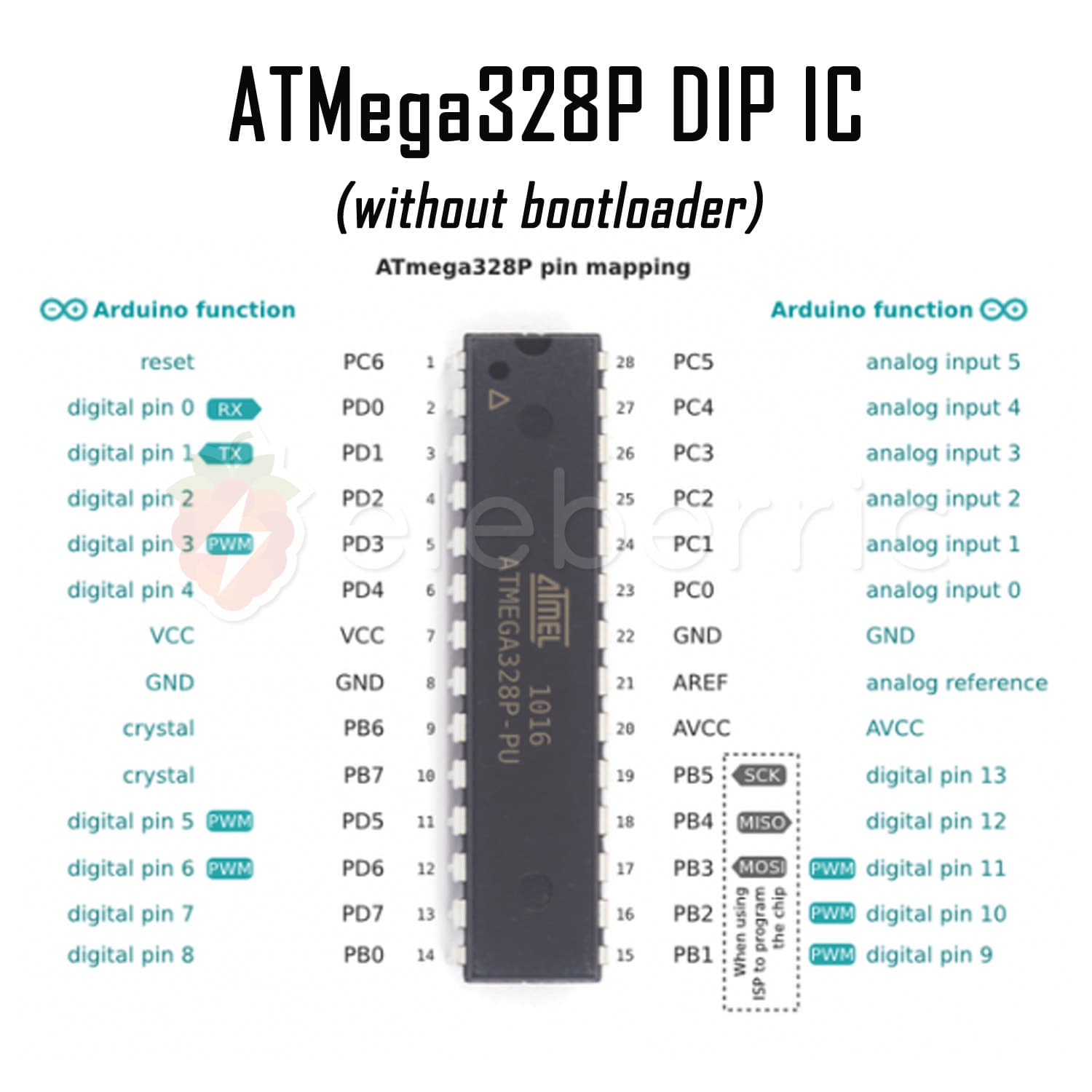 ATMega328P DIP IC without Bootloader - View 5