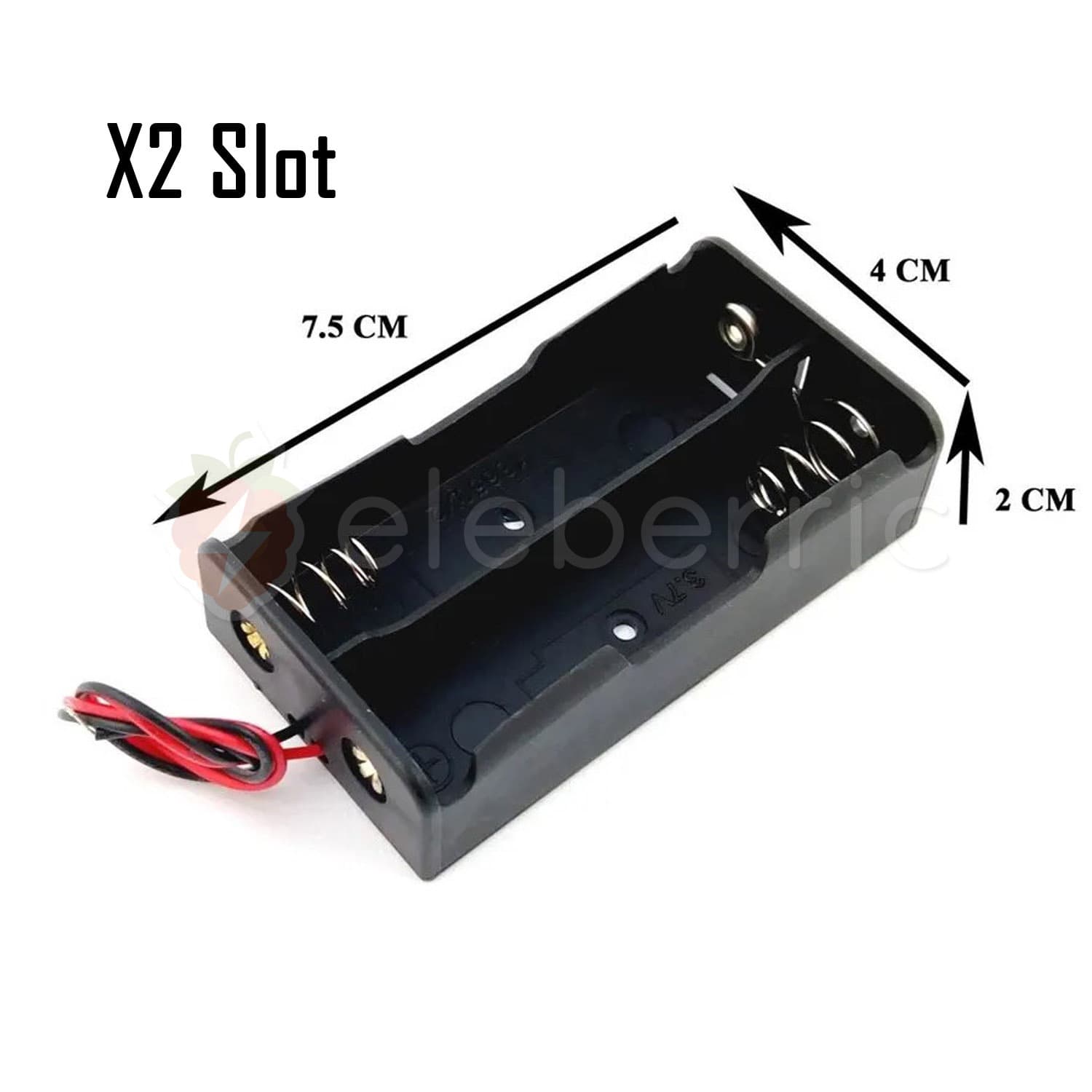 Battery Holder Storage Case 1/2/3/4 Way Slots for 18650 Li-ion Batteries - View 3