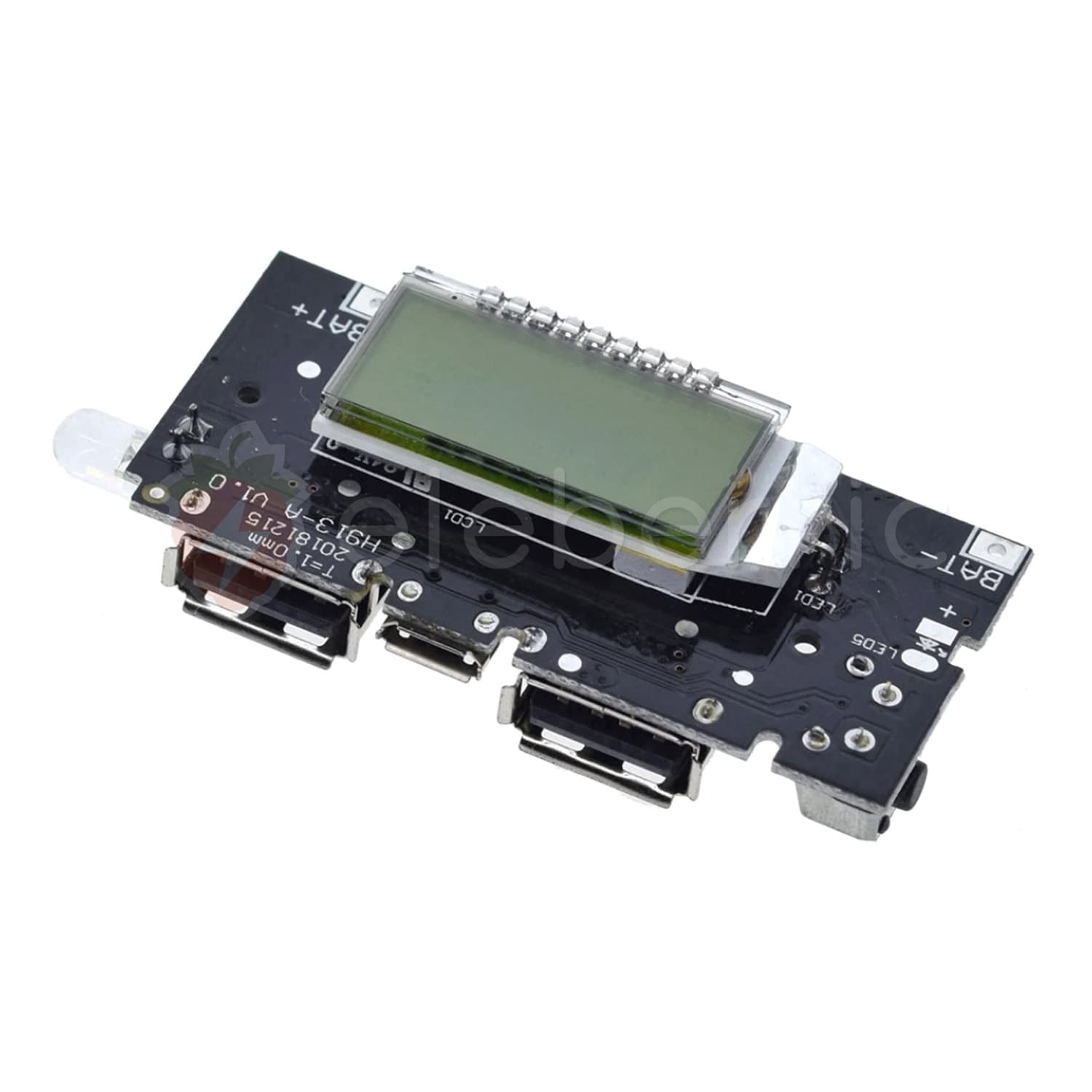 Dual USB 5V 1A 2.1A Power Bank Module for 18650 Li-ion Battery - View 2