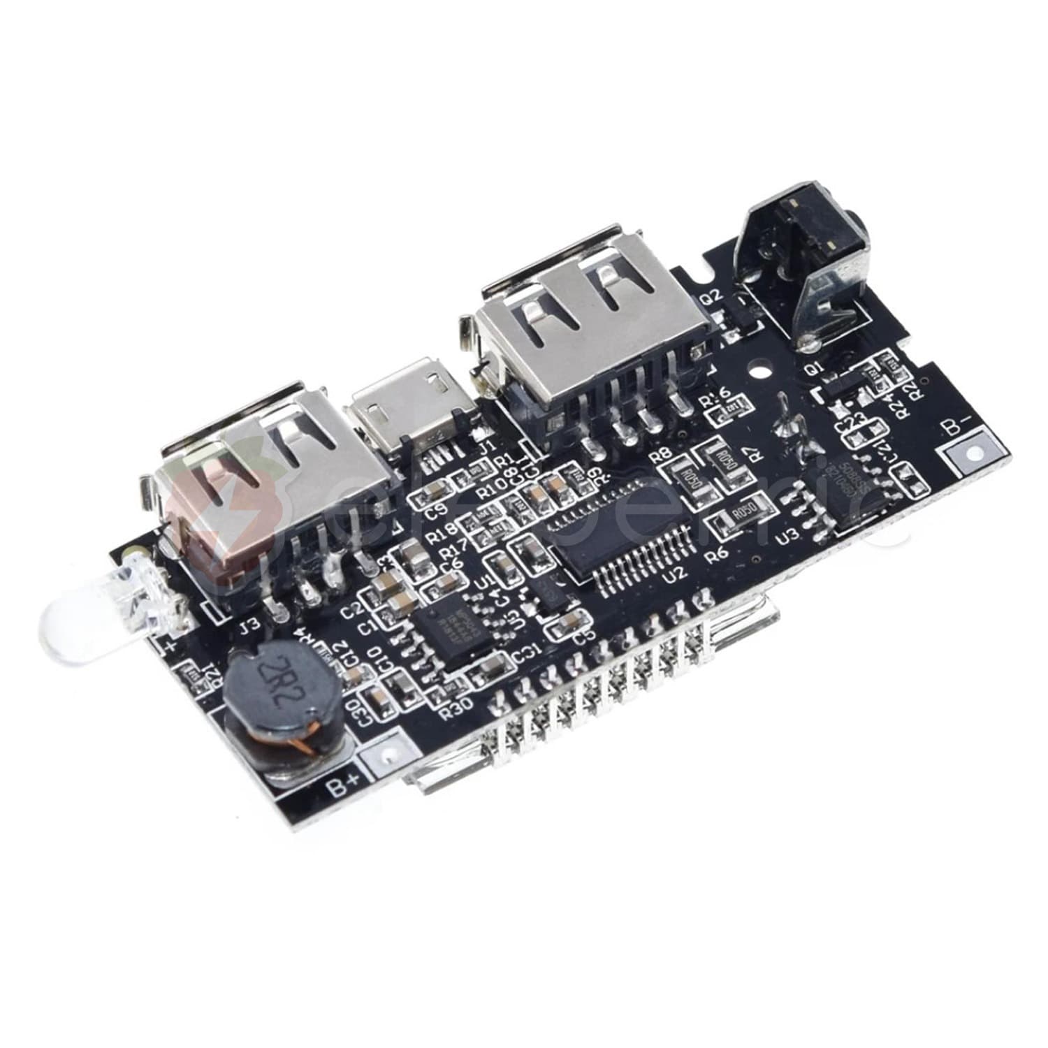 Dual USB 5V 1A 2.1A Power Bank Module for 18650 Li-ion Battery - View 3