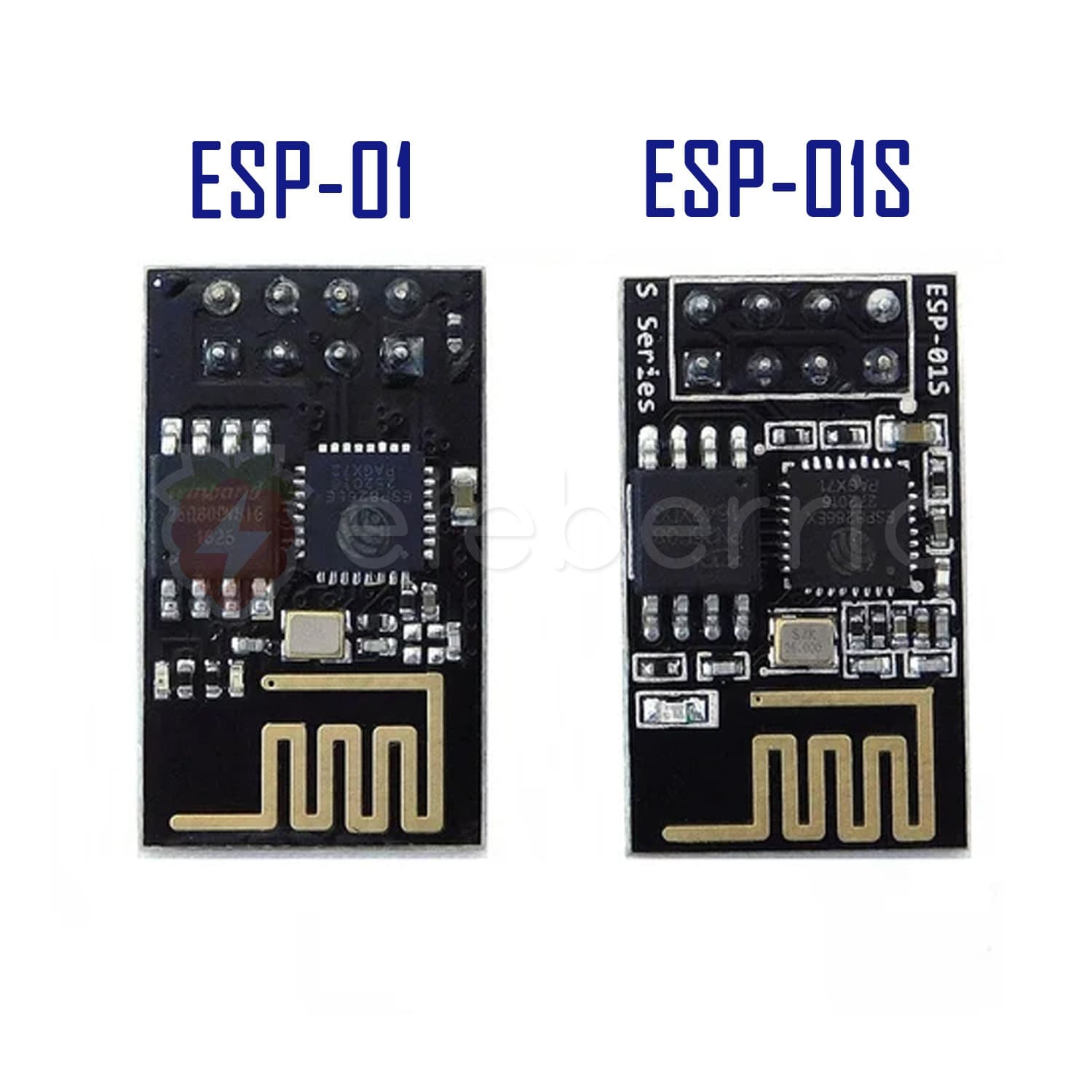 ESP-01S ESP8266 1MB Flash 3.3V WiFi Module - View 4