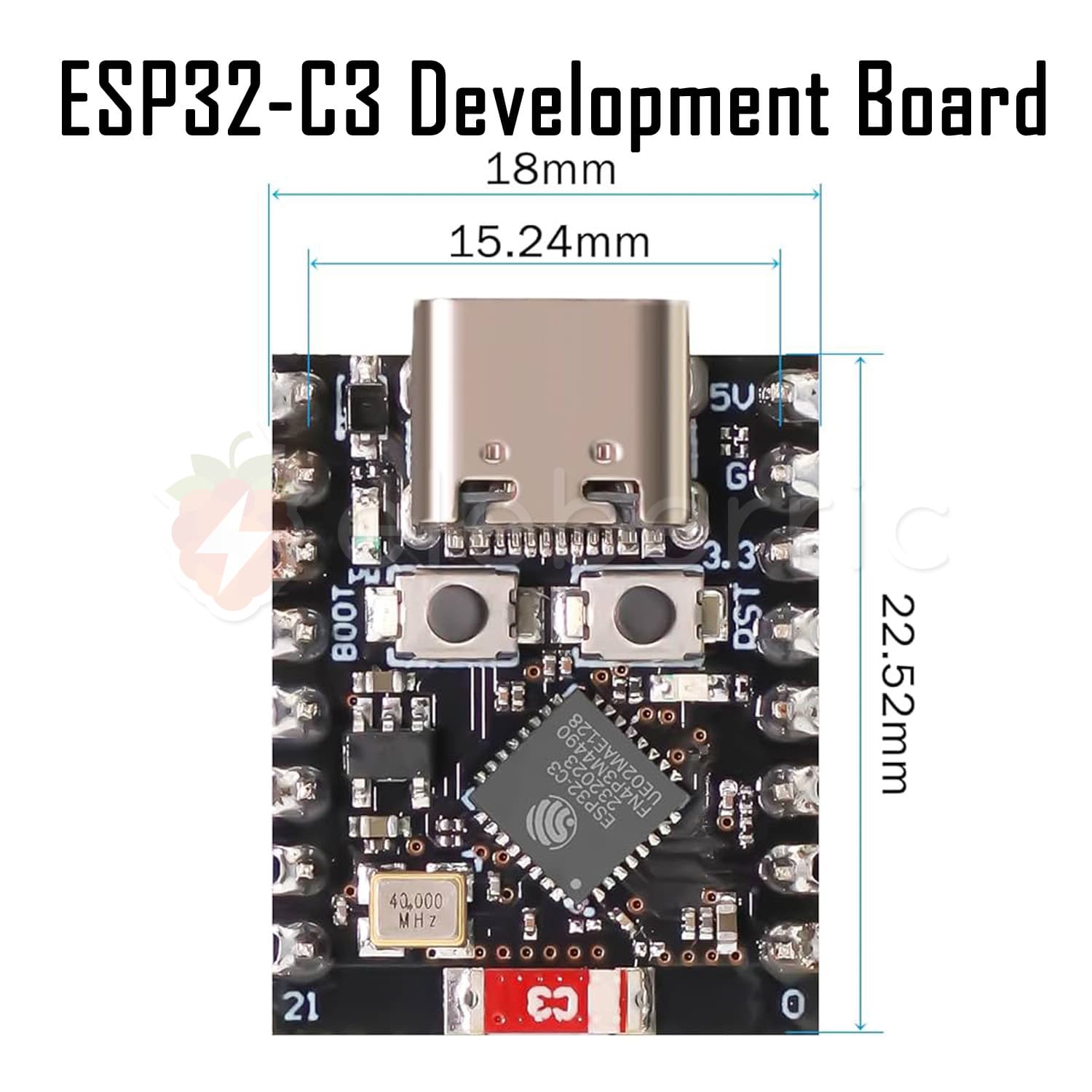 ESP32-C3 Super Mini Development Board - View 5