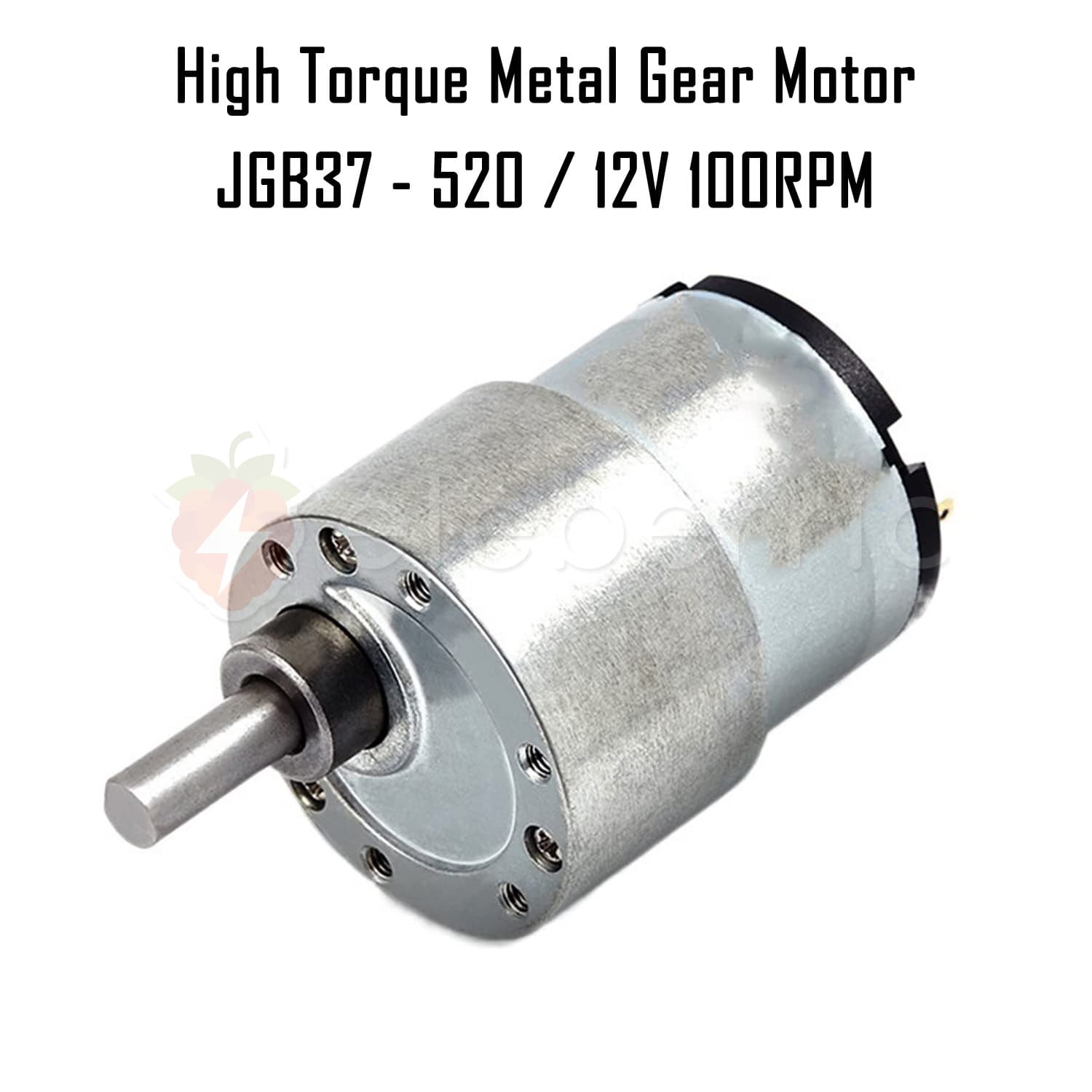 JGB37-520 12V 100 RPM High Torque Metal Gear Motor