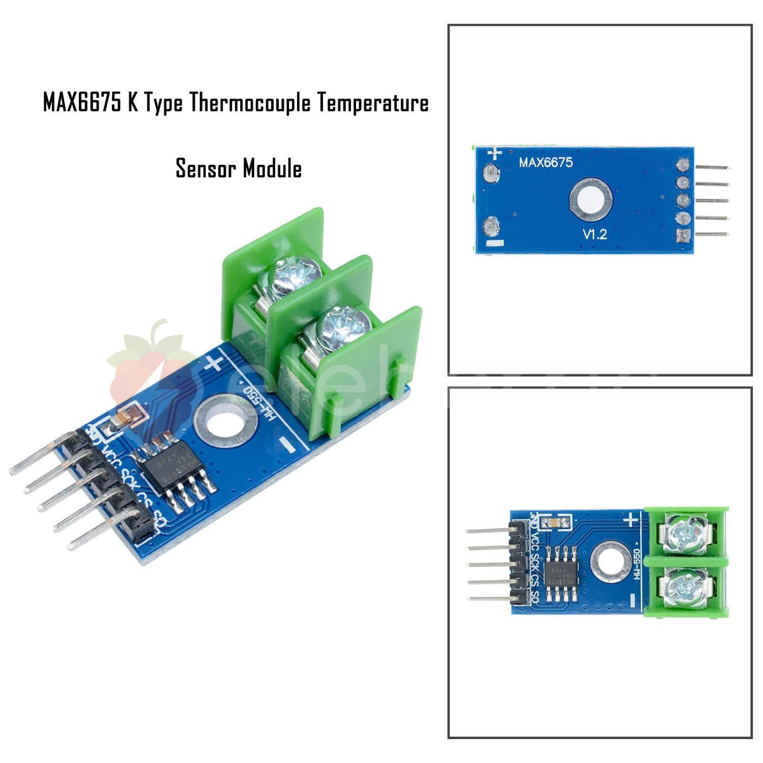MAX6675 K Type Thermocouple Temperature Sensor Module - View 3