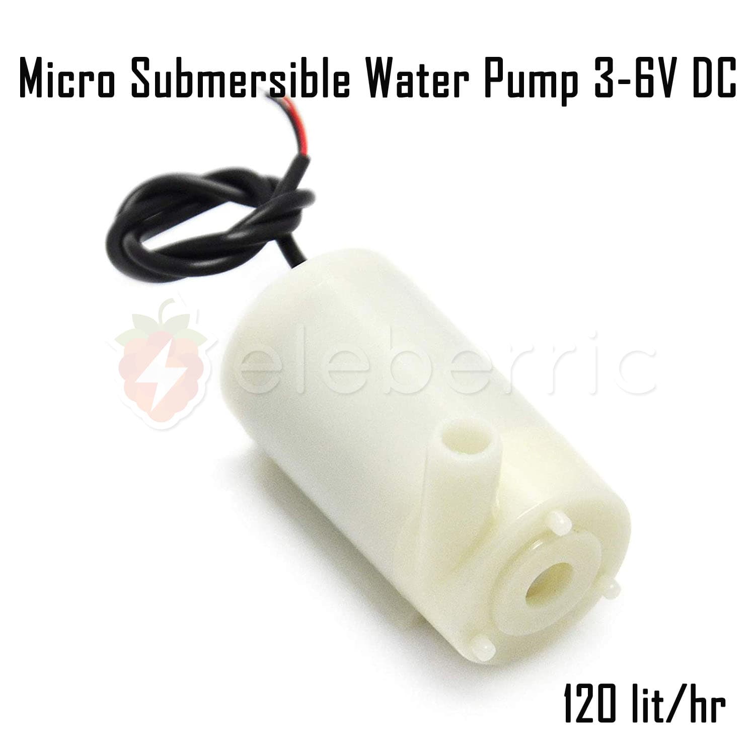 Micro Submersible Water Pump 3-6V DC Horizontal Type - View 2