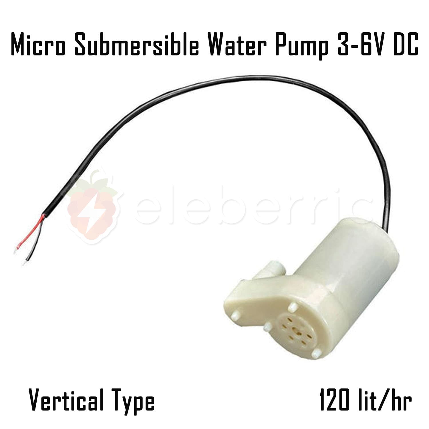 Micro Submersible Water Pump 3-6V DC Vertical Type - View 4