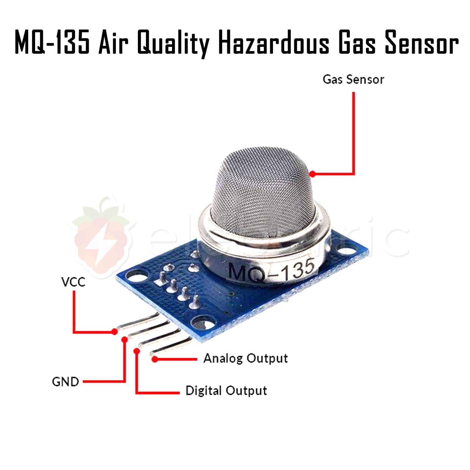 MQ-135 Air Quality Hazardous Gas Sensor Module - View 5