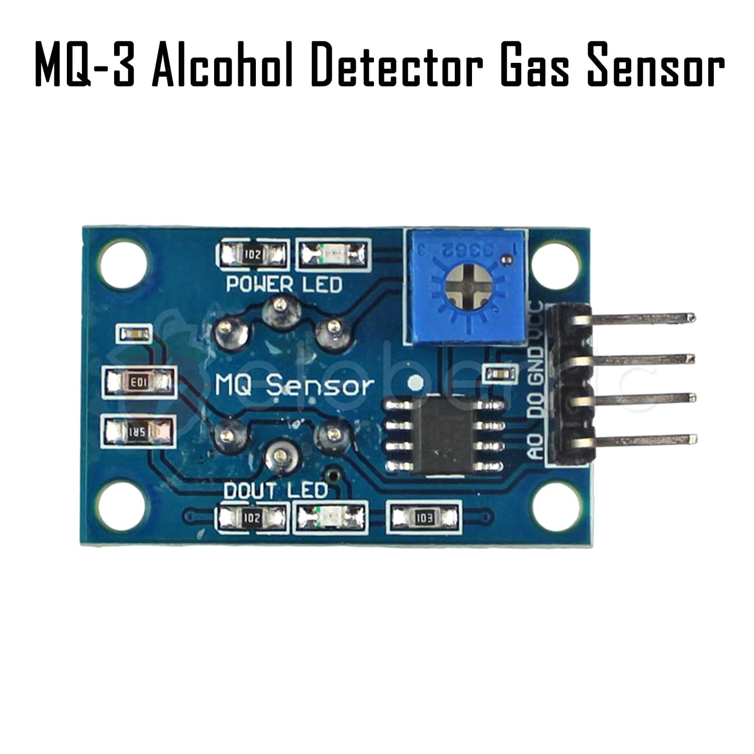 MQ-3 Alcohol Detector Gas Sensor Module - View 5