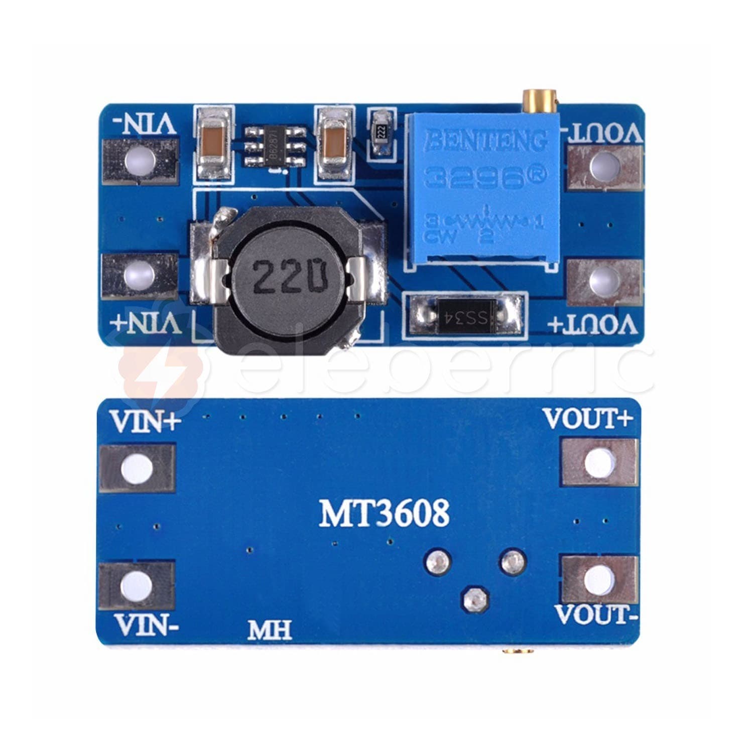 MT3608 2A Step Up Boost Converter - View 2