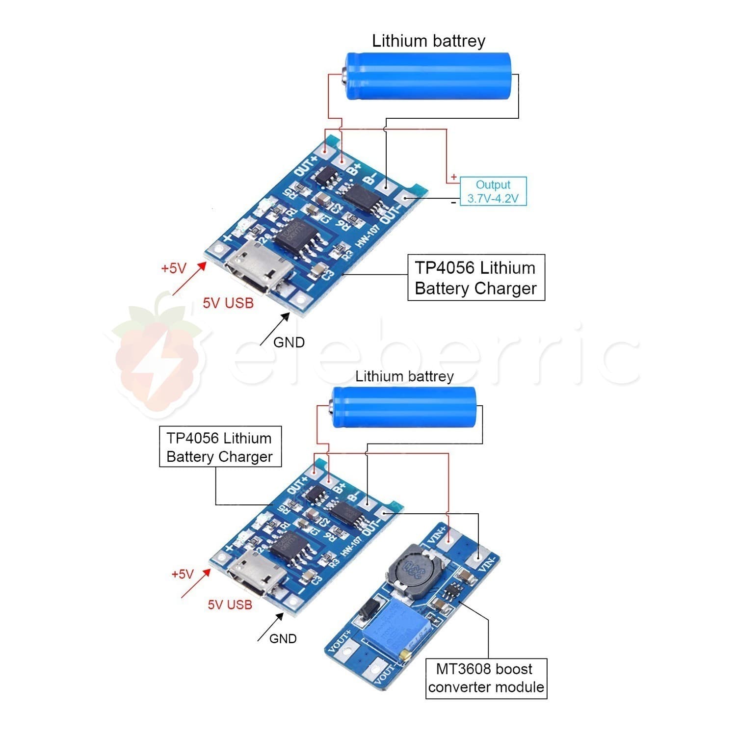 MT3608 2A Step Up Boost Converter - View 5