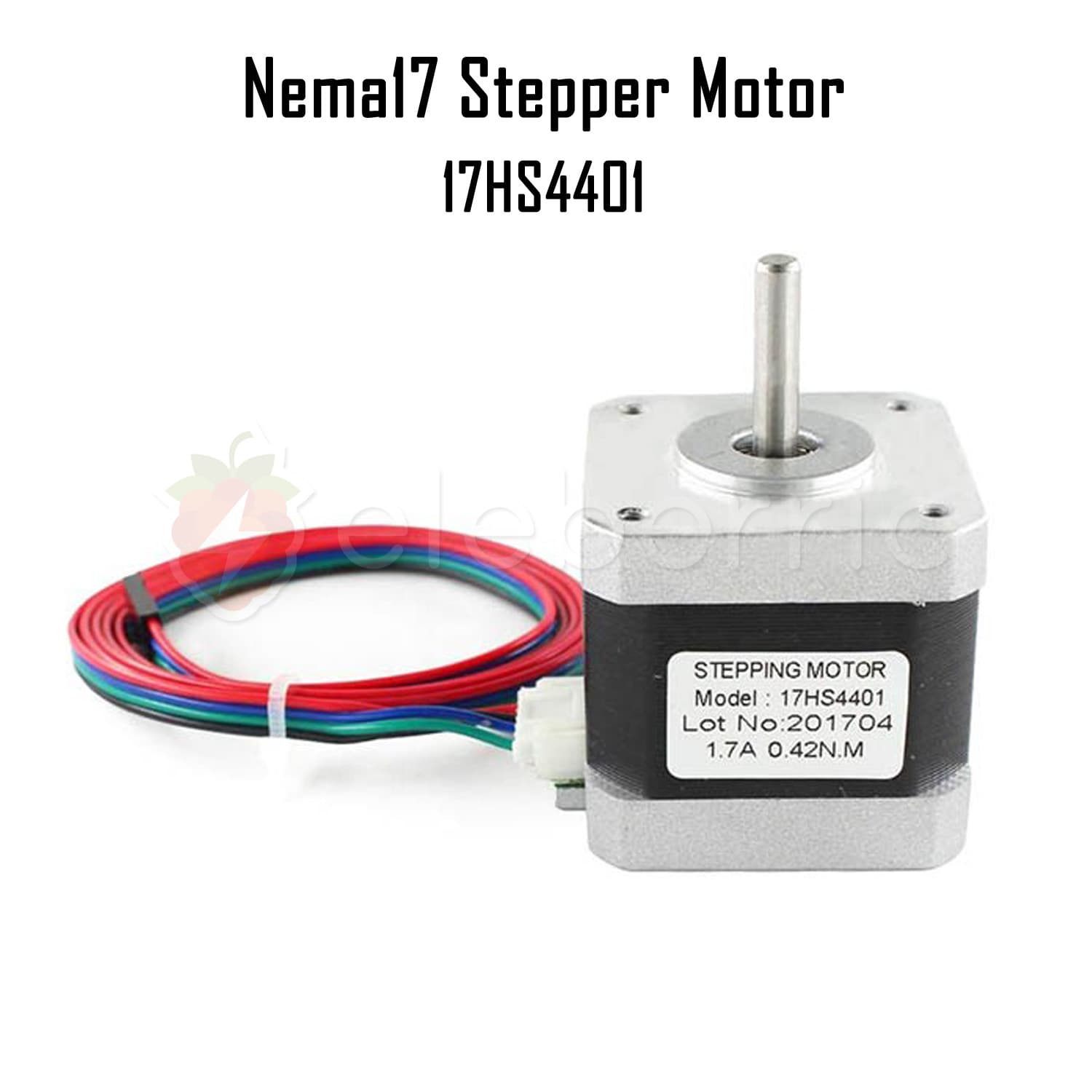 Nema 17 Stepper Motor 17HS4401 with Cable - View 2