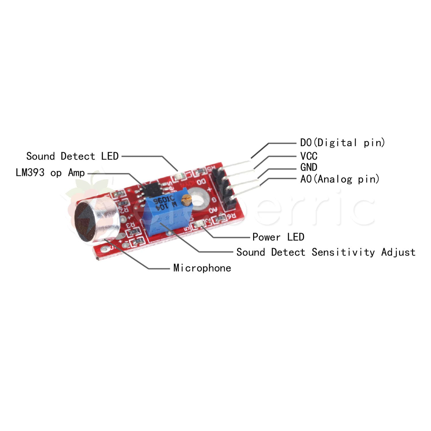 Sound Detection Sensor Module KY-037 - View 5