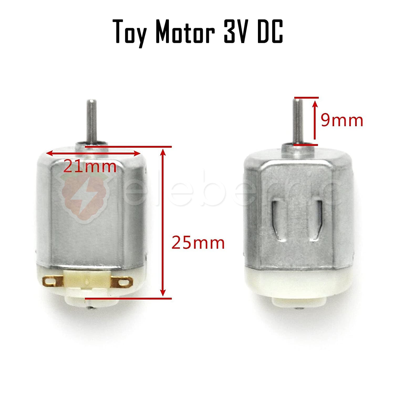 Toy Motor 3V DC Rectangle - View 4