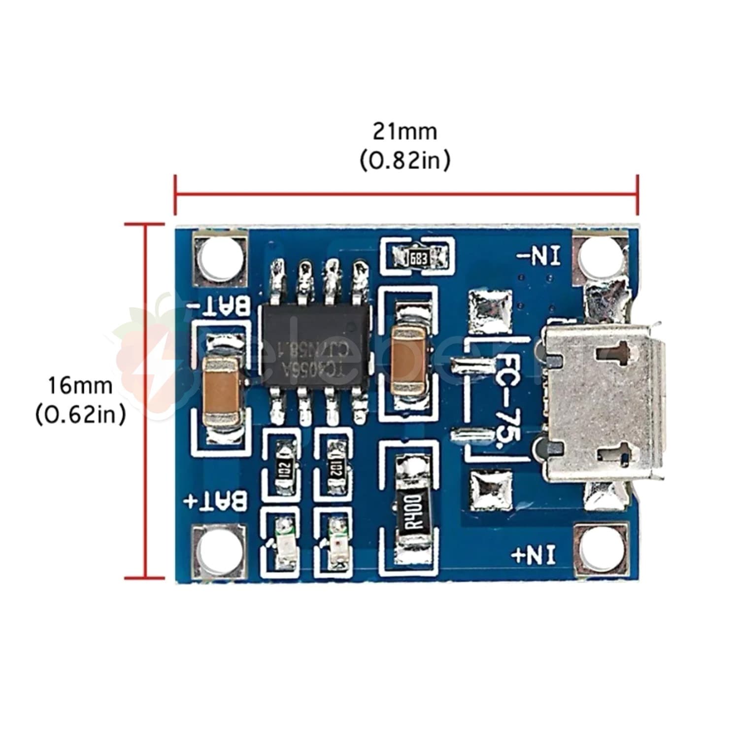 TP4056 5V 1A Micro USB Charger without Protection - View 5