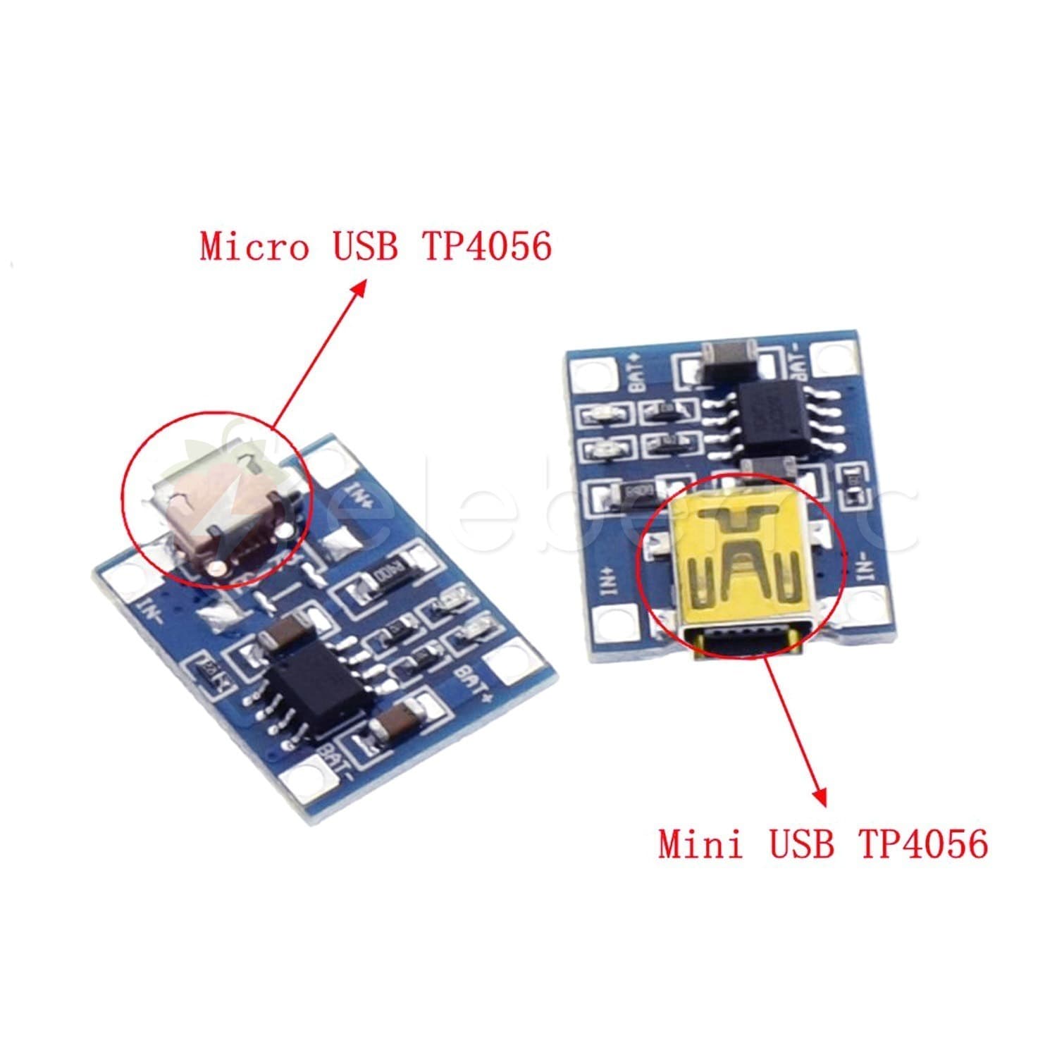 TP4056 5V 1A Mini USB Charger without Protection - View 4