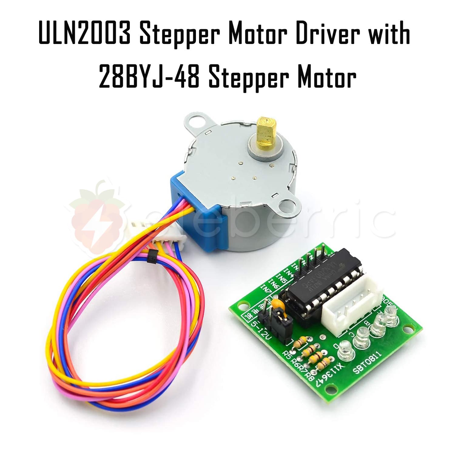 ULN2003 Stepper Motor Driver and 28BYJ-48 Stepper Motor - View 3