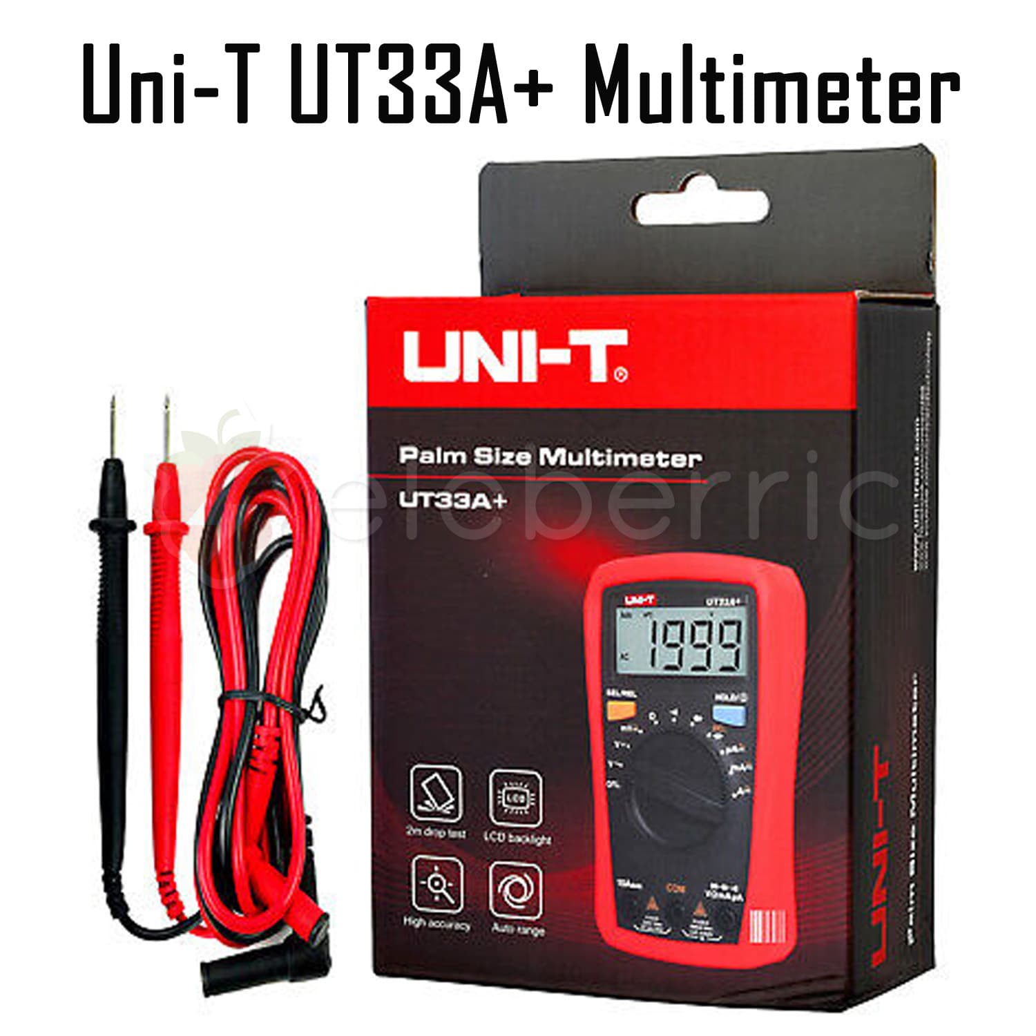 Uni-T UT33A+ Digital Multimeter Auto Range Palm Size Tester - View 6