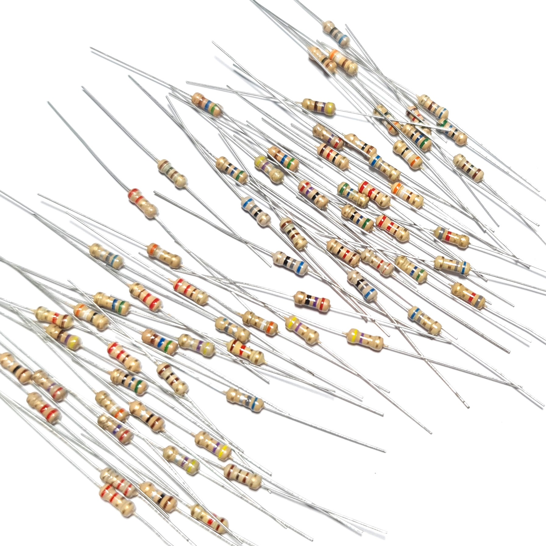 1/4W 5% Carbon Film Resistors Full View 1