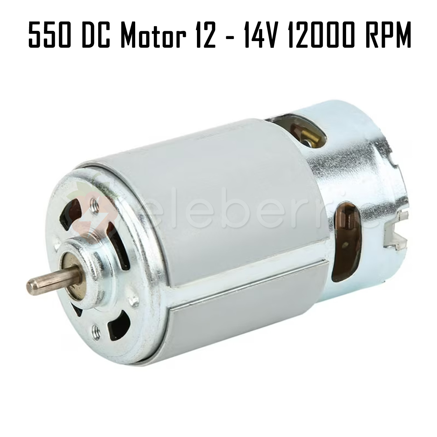 550 DC Motor 12V – 14V DC 12000 RPM Full View 1