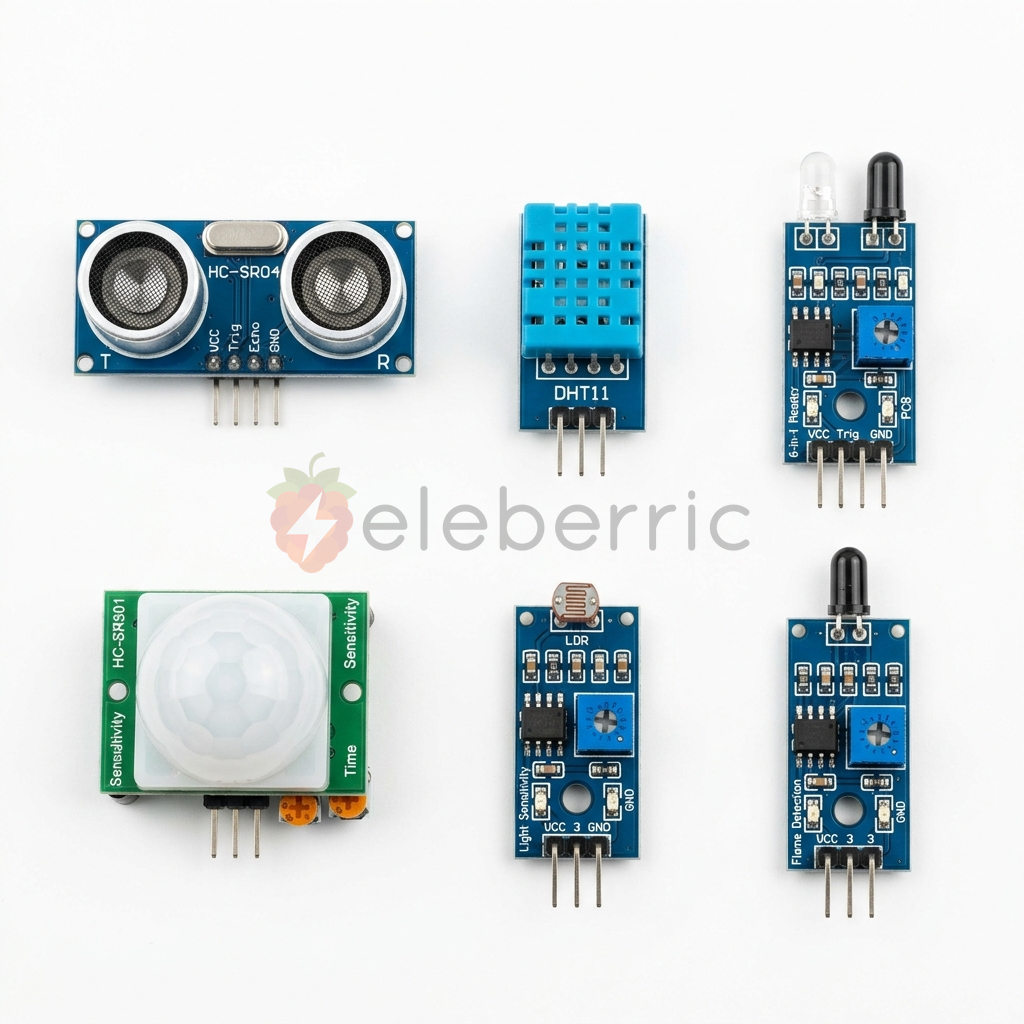 6-in-1 Robotics & Automation Sensor Kit Bundle Full View 1