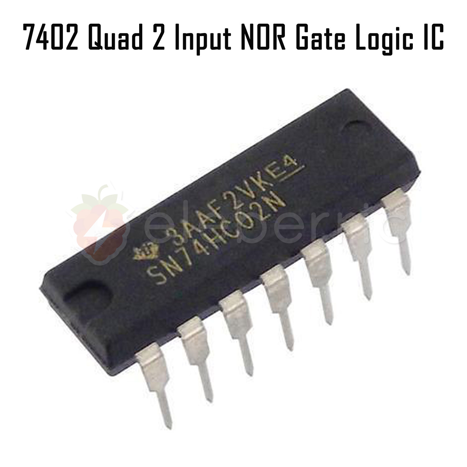 7402 Quad 2 Input NOR Gate Logic IC Full View 1