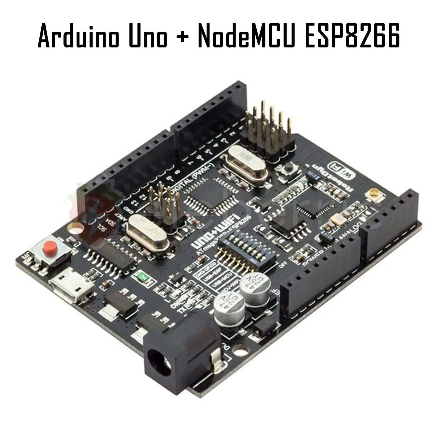 Arduino Uno WiFi ATMega328P NodeMCU ESP8266 Development Board Full View 1
