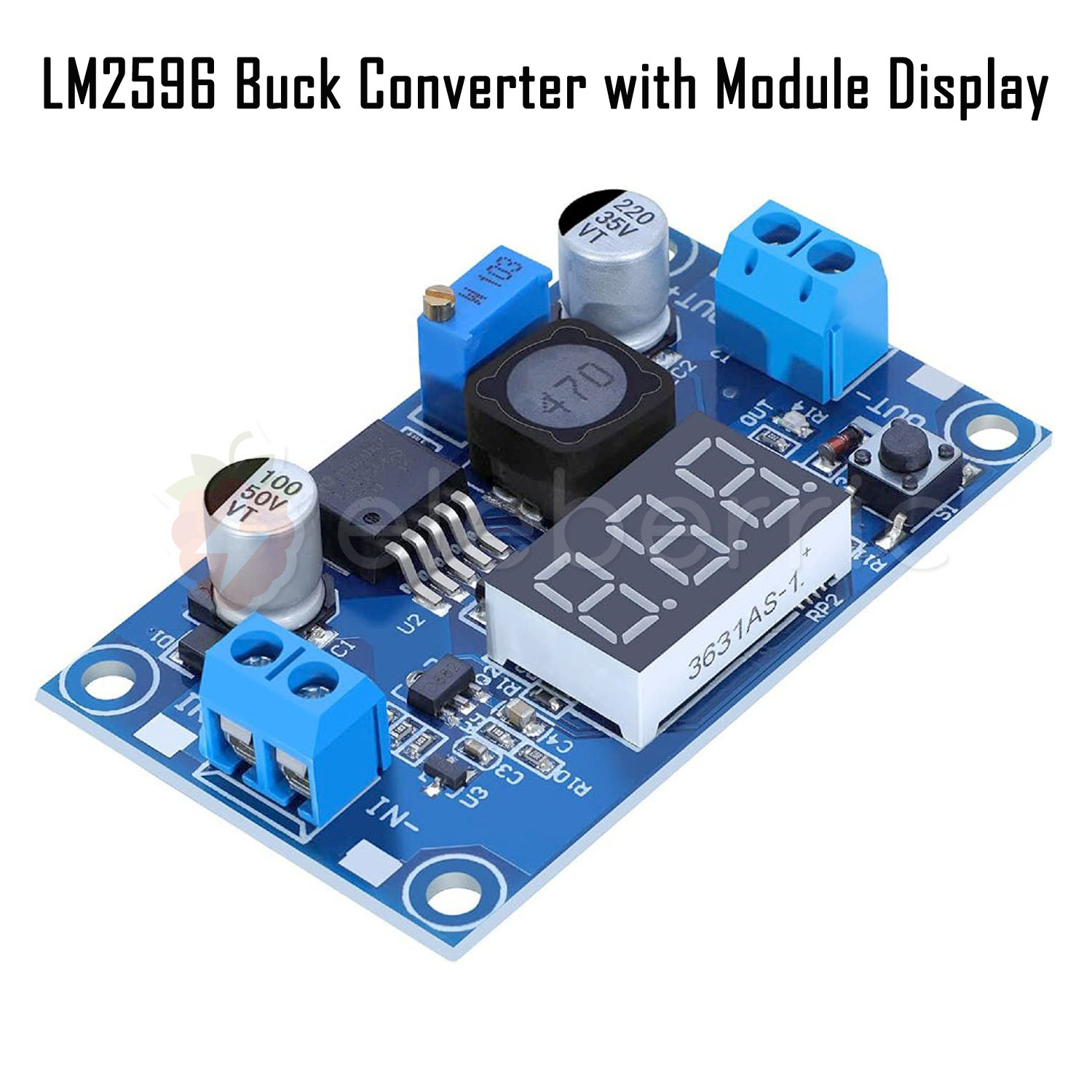 LM2596 Step Down Buck Converter Module with Display Full View 1