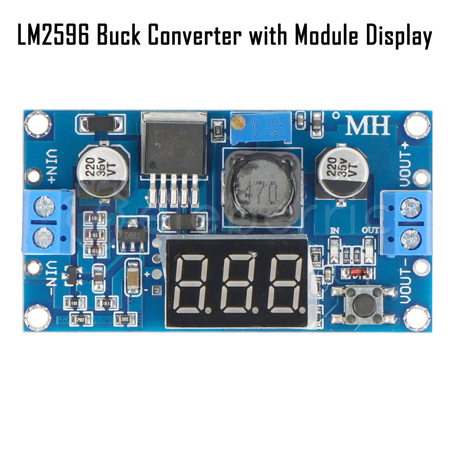 LM2596 Step Down Buck Converter Module with Display Full View 1