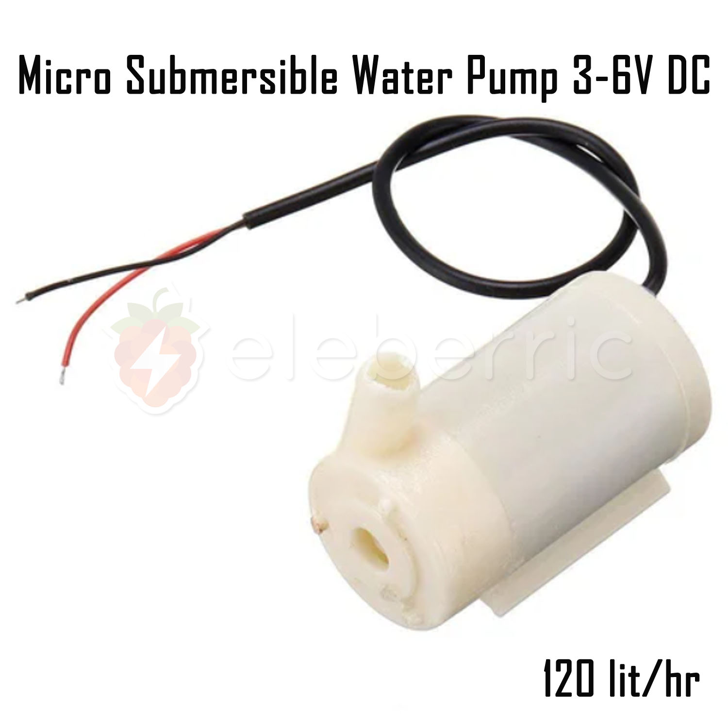 Micro Submersible Water Pump 3-6V DC Horizontal Type Full View 1