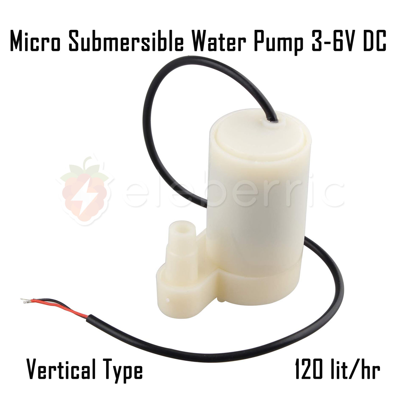 Micro Submersible Water Pump 3-6V DC Vertical Type Full View 1