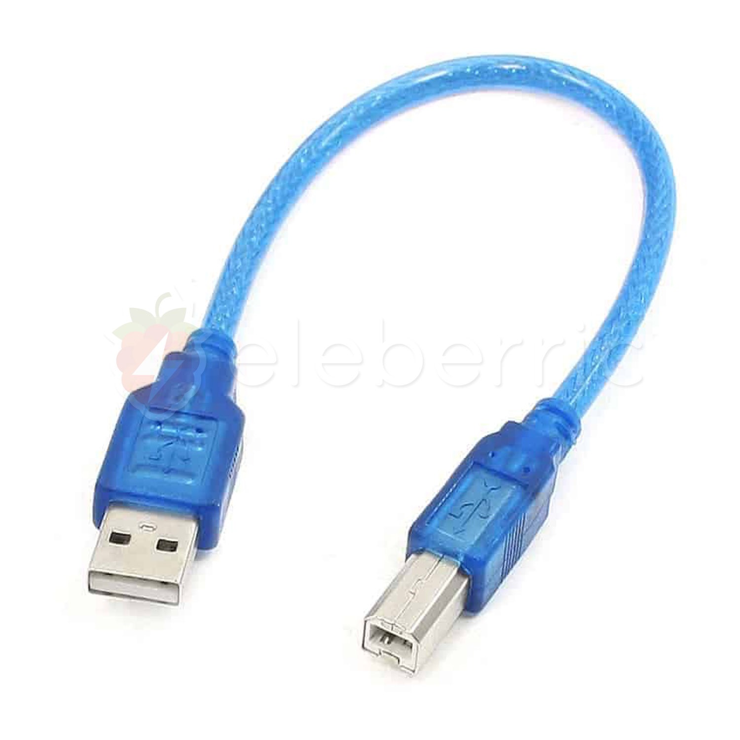 USB 2.0 Type A/B Male 30cm Cable for Arduino Uno/Mega Full View 1