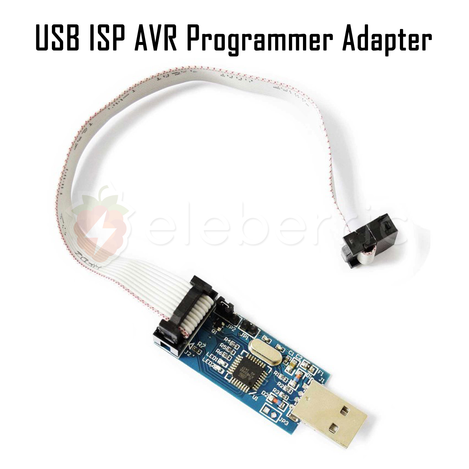 USB ISP AVR Programmer Adapter Full View 1